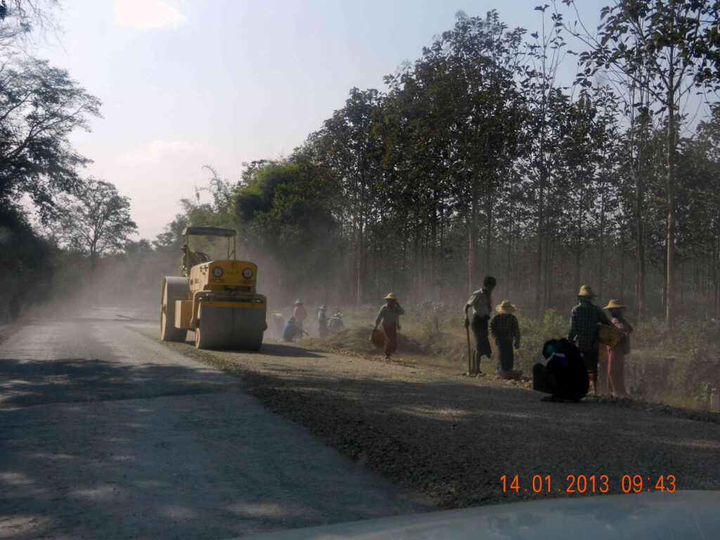 Es gibt viele Baustellen für Hotels und Straßen werden verbreitert