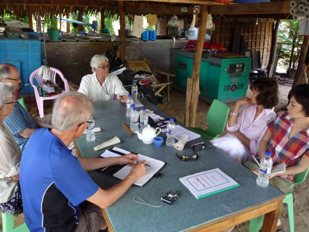 mit unseren Freunden, Margit & Jürgen Pumplün aus der Schweiz gab es viel zu besprechen