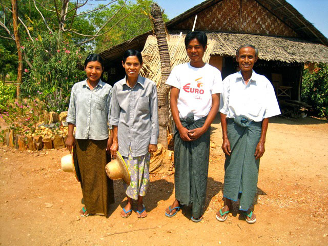 Ankunft in Yenangyaung