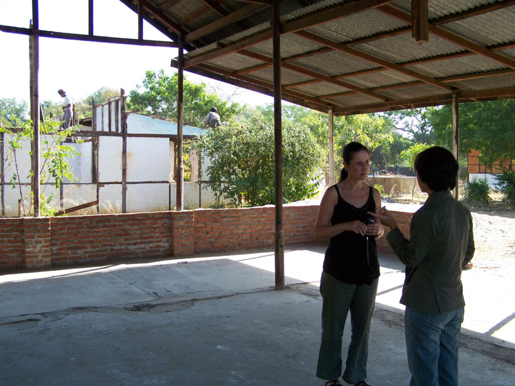 Zoe erklärte uns die weiter geplante Entwicklung