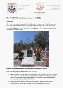 Trimester Report I 2022